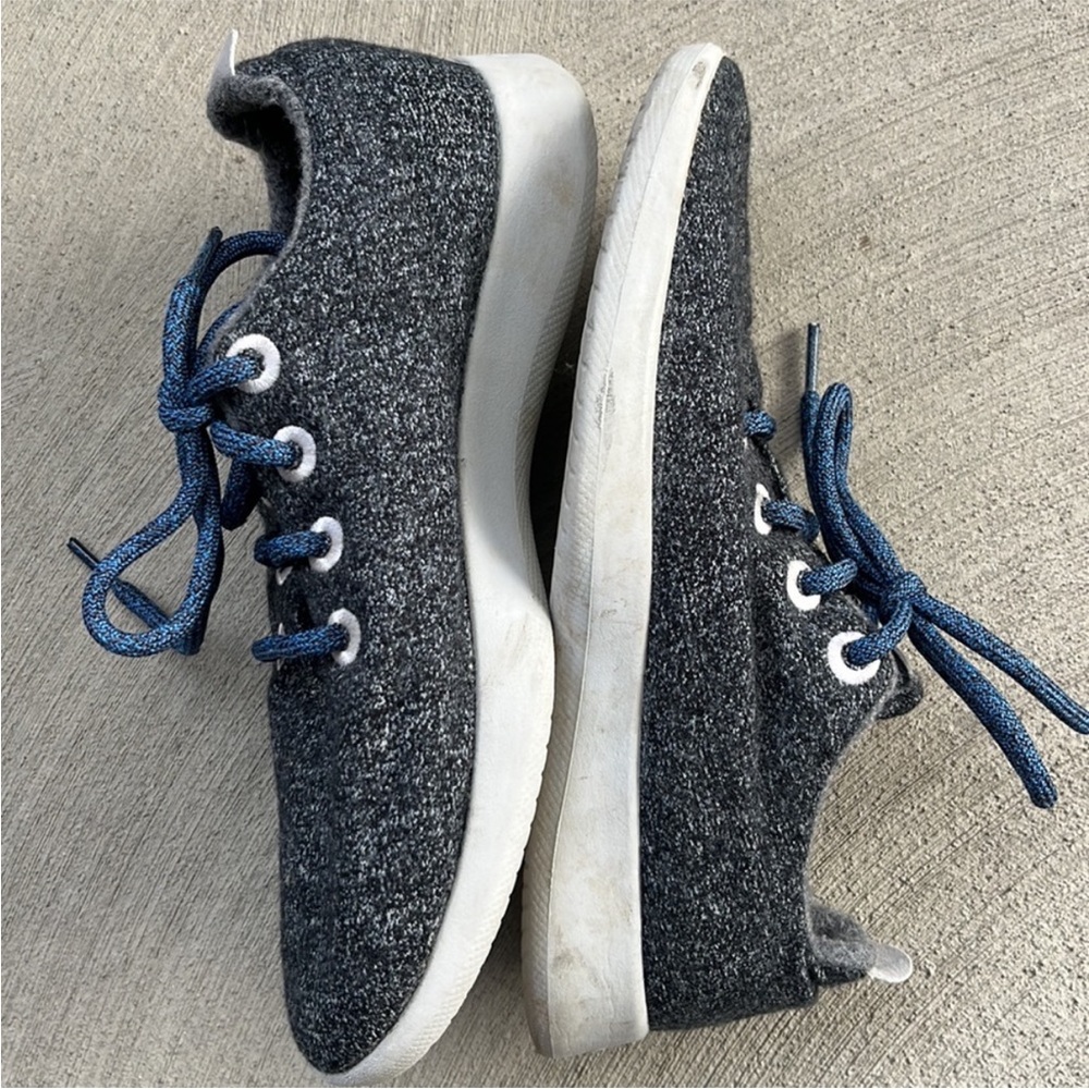 Allbirds Merino Wool Blend Runners Athletic Shoes Gray Marled Women’s sz 8 EUC